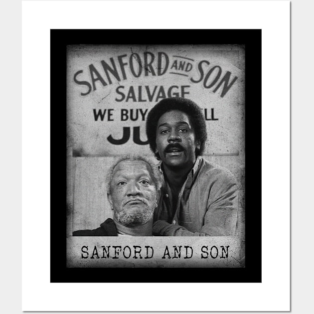 Sanford And Son // Distressed Wall Art by j.adevelyn